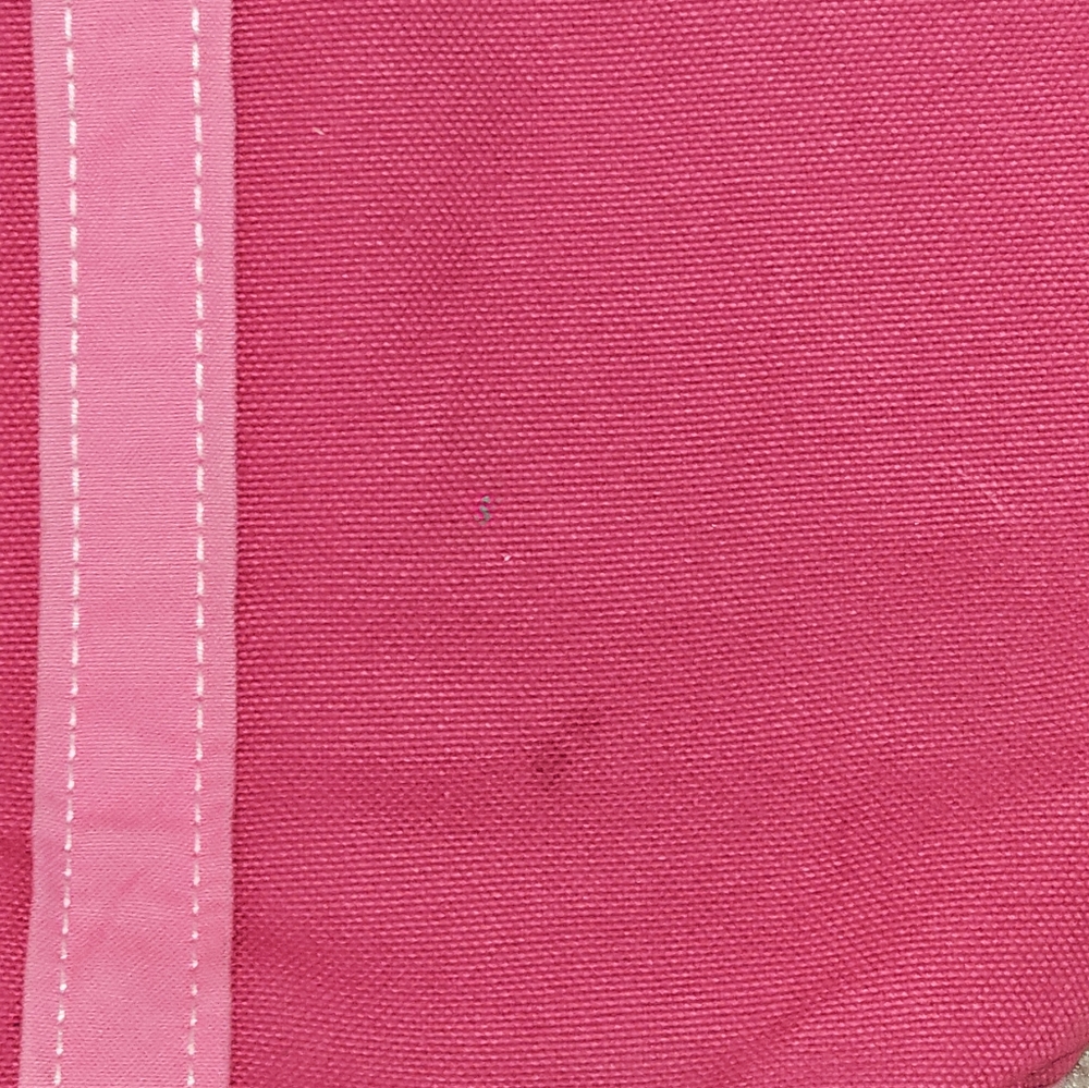 L.L Bean Boat And‎ Tote Bag XL Pink 90s Embroidered Megan Canvas Cotton USA Vtg - Picture 4 of 15